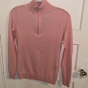 Ralph Lauren Golf 100% Cashmere Quarter Zip